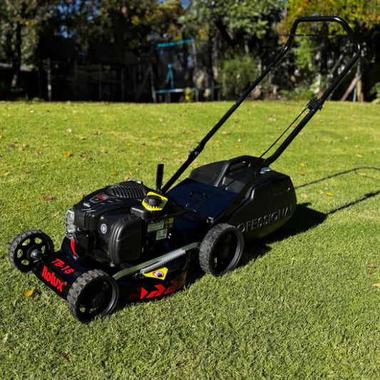 Tri-Blade 18" Hybrid Rotary Lawnmower & Dethatcher