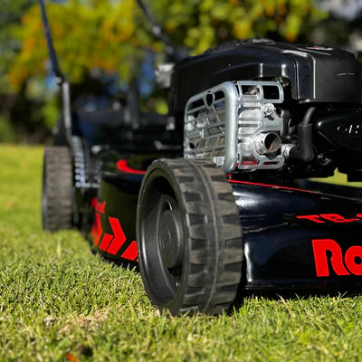 Tri-Blade 18" Hybrid Rotary Lawnmower & Dethatcher