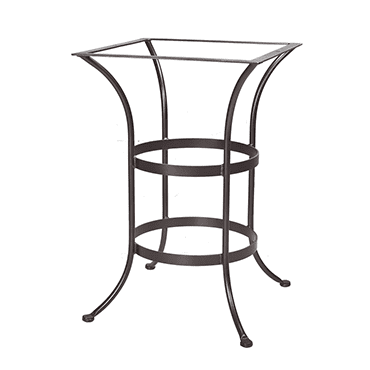 OW Lee Standard Wrought Iron Counter Table Base Fits 42"-54" Round and Square Tops