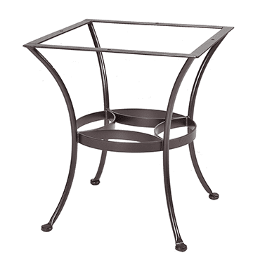 OW Lee Standard Wrought Iron Dining Table Base Fits 42"-54" Round and Square Tops