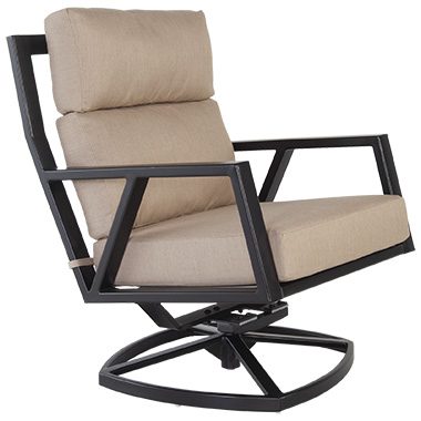 OW Lee Aris Urban Scale Swivel Rocker Lounge Chair