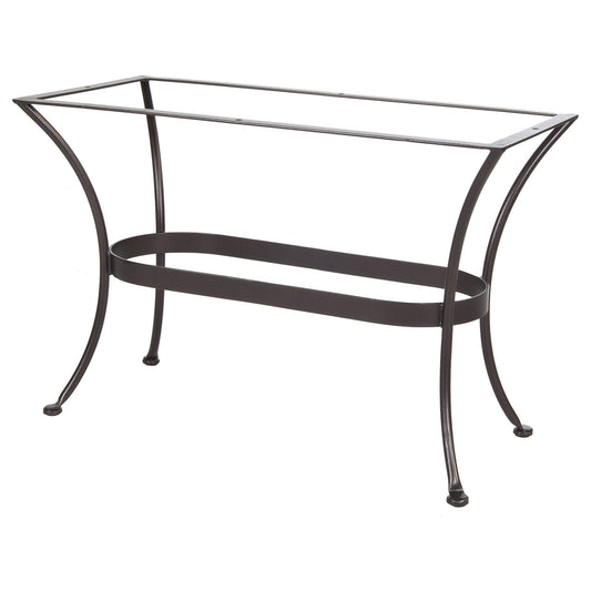 OW Lee Standard Wrought Iron Dining Table Base Fits 28"x50" & 36"x58" Rectangular Tops