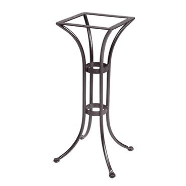 OW Lee Standard Wrought Iron Counter Table Base Fits 24"-30" Round and Square Tops