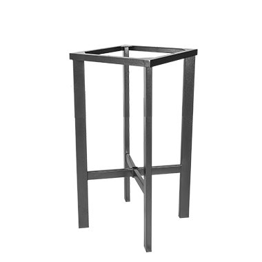 OW Lee Modern Aluminum Bar Table Base Fits 42"-54" Round & Square Tops