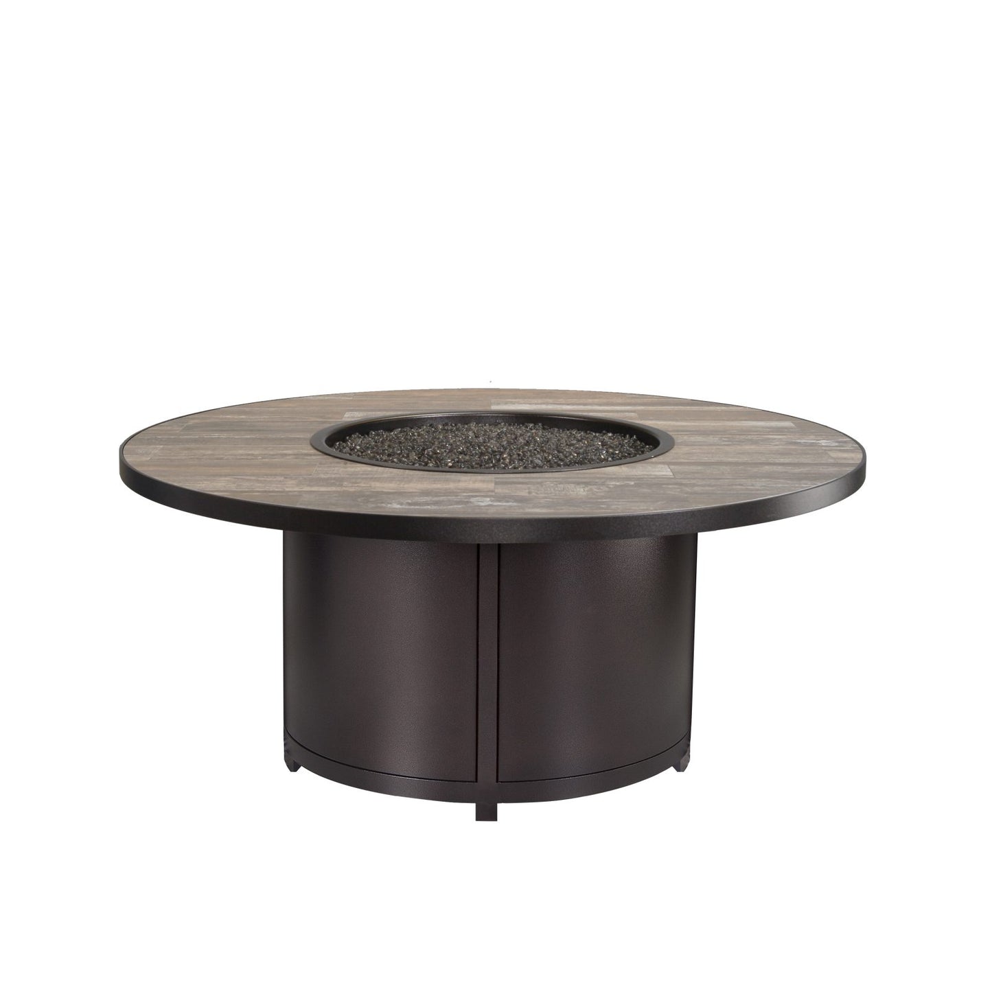 OW Lee Capri 54" Round Chat Height Fire Pit Table