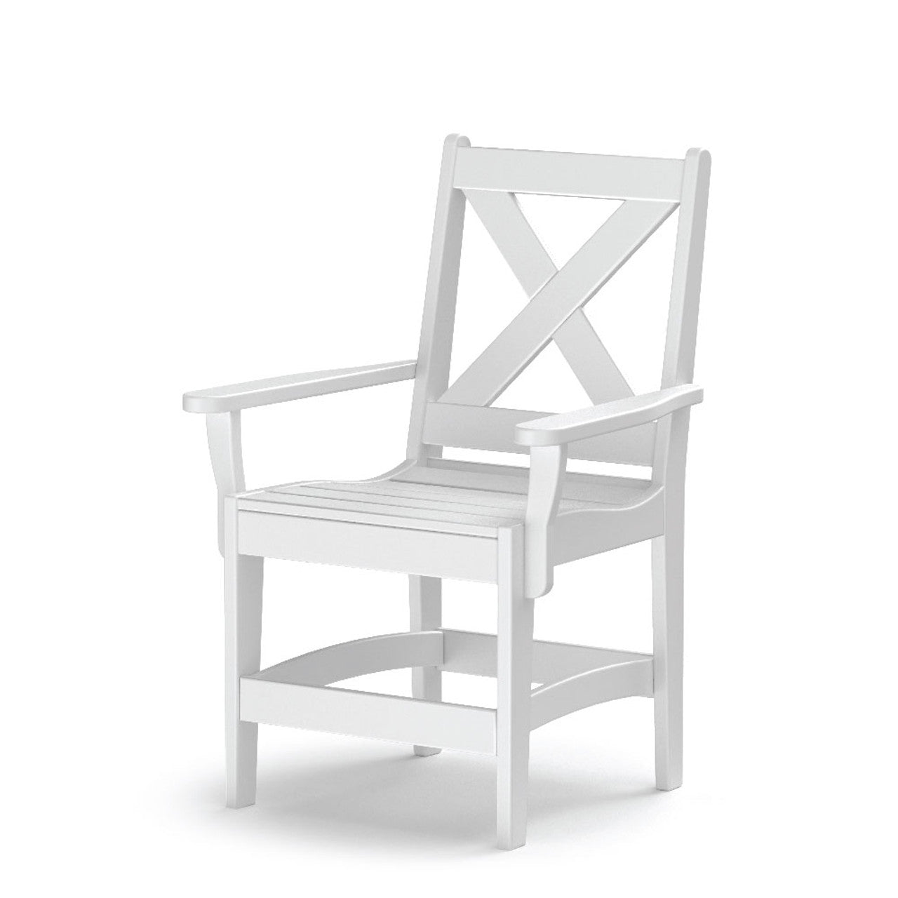 Daybreak Outdoor HDPE Woodlands Dining Arm Chair