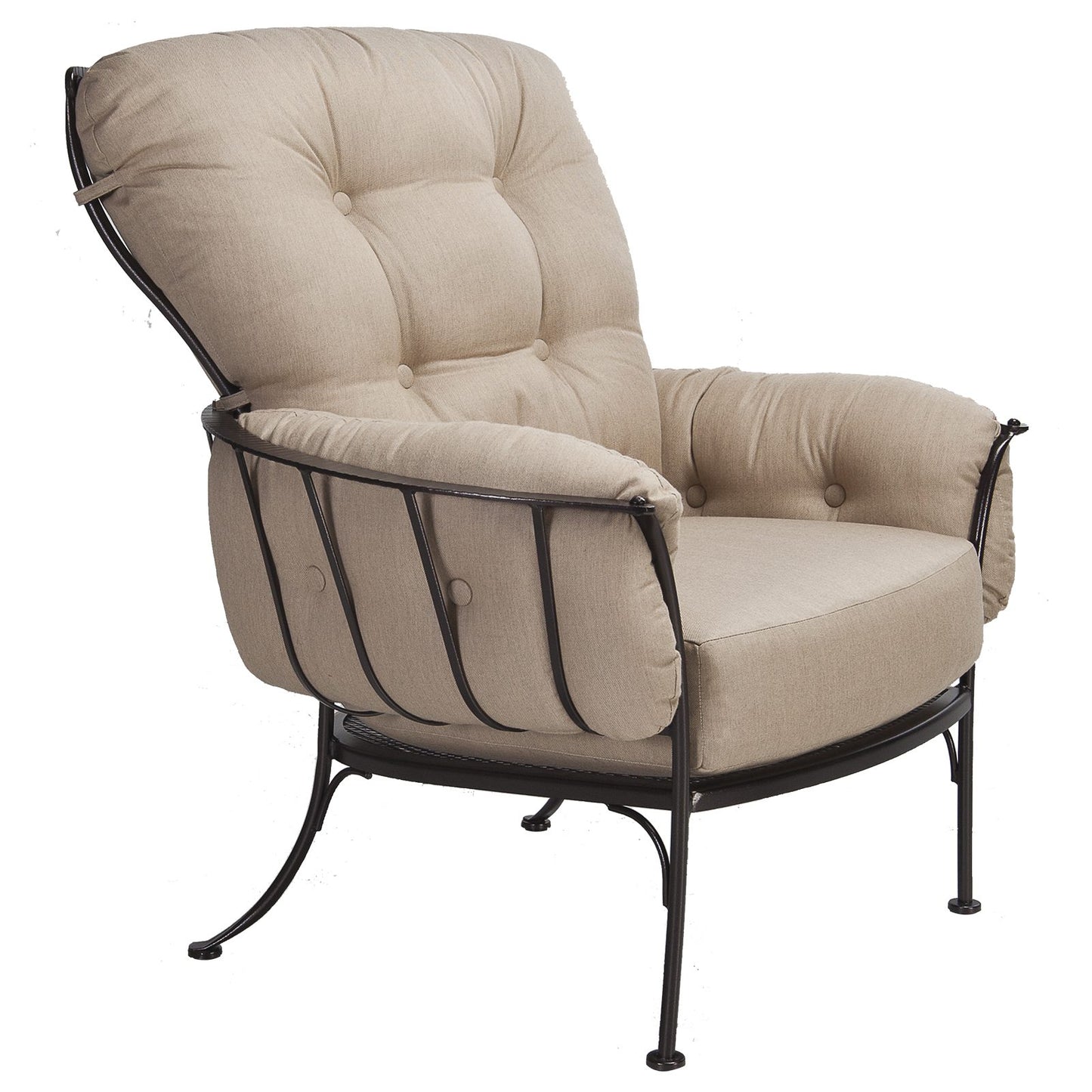 OW Lee Monterra Wrought Iron Lounge Chair