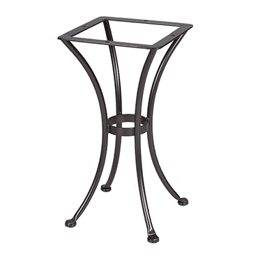 OW Lee Standard Wrought Iron Dining Table Base Fits 24-30" Round and Square Tops