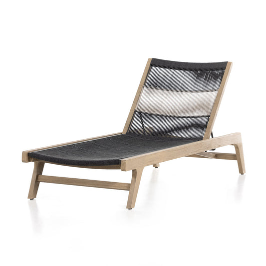 Four Hands 108623-001 Julian Outdoor Chaise - Washed Brown-FSC