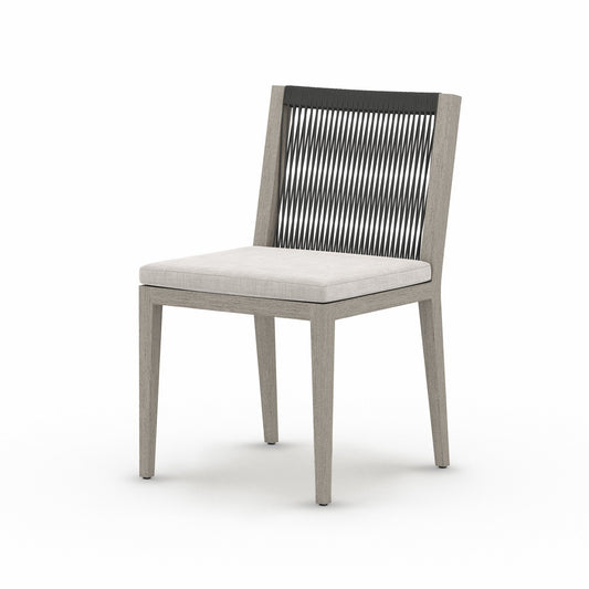 Four Hands 223161-010 Sherwood Outdoor Dining Chair, Weathered Grey - Venao Grey