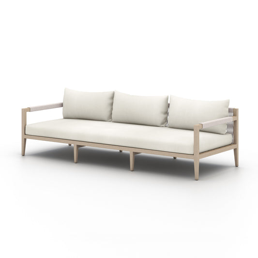 Four Hands 223340-018 Sherwood Outdoor Sofa, Washed Brown - Venao Ivory