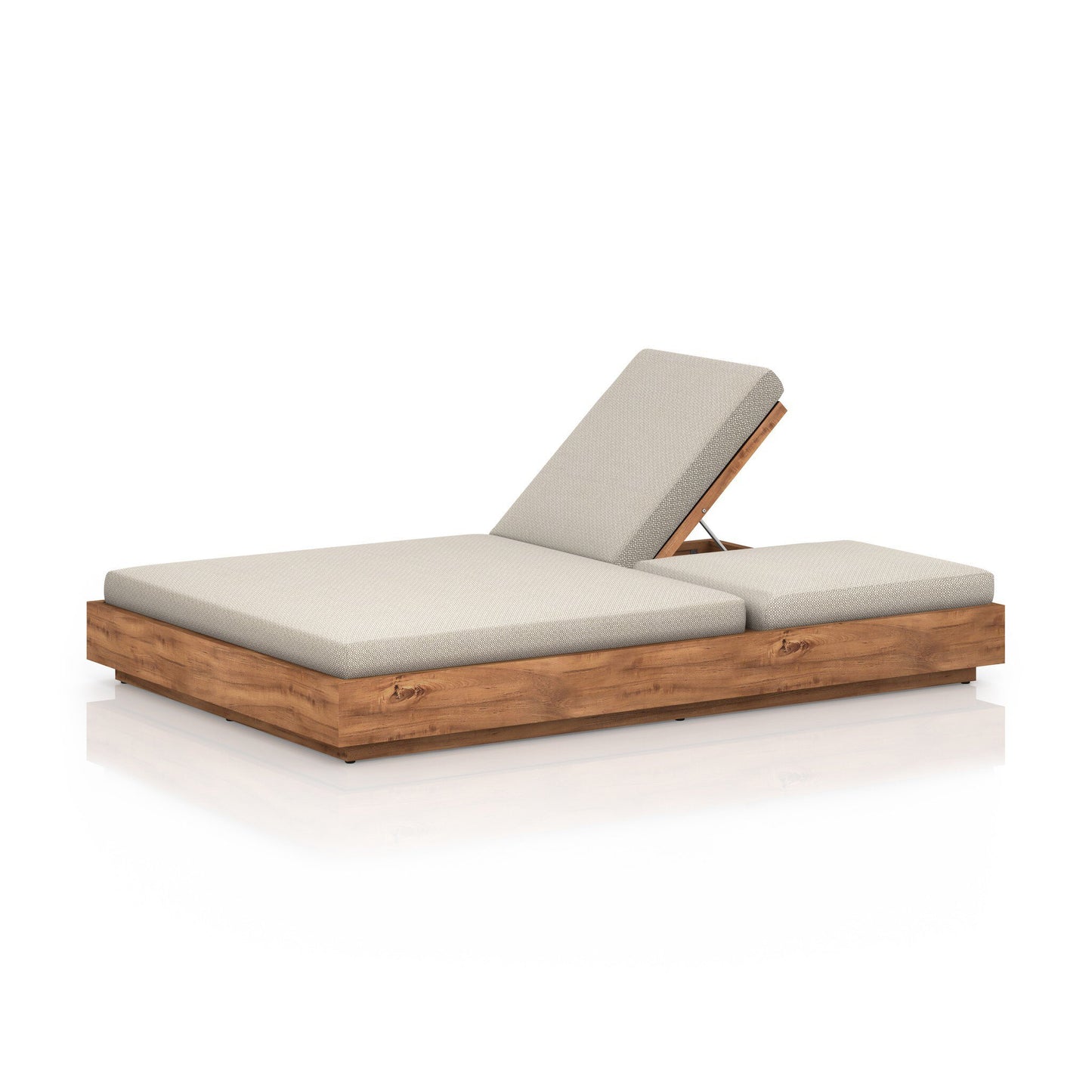 Four Hands 227877-004 Kinta Outdoor Double Chaise Lounge - Faye Sand