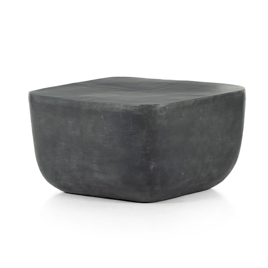 Four Hands 229989-001 Basil Square Outdoor End Table - Aged Grey