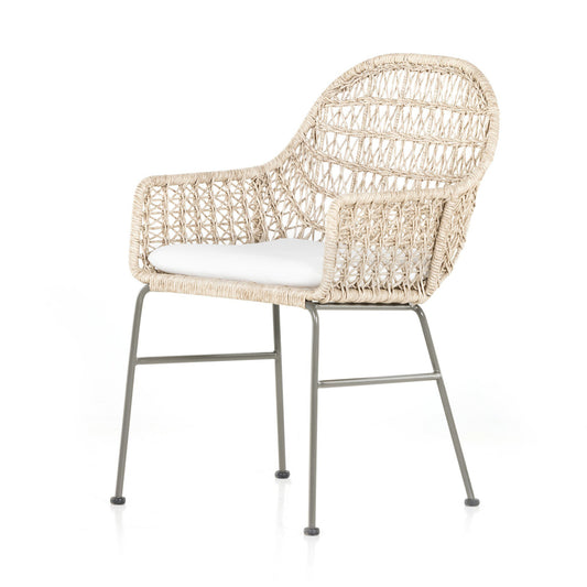 Four Hands 230094-001 Bandera Outdoor Woven Dining Chair - Stinson White