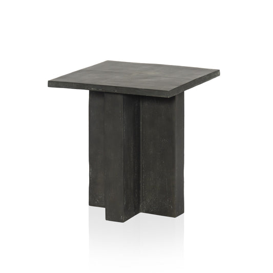 Four Hands 234524-001 Terrell Outdoor End Table - Aged Grey