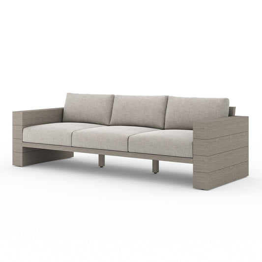 Four Hands JSOL-08901K-561 Leroy Outdoor Sofa, Weathered Grey - Venao Grey