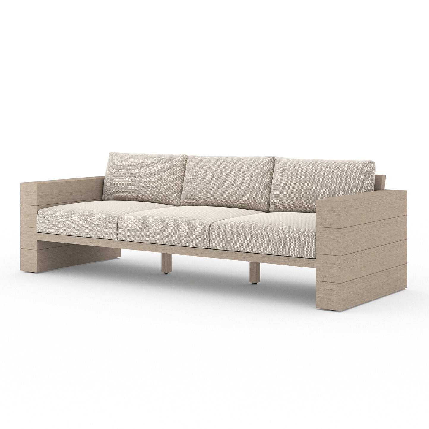 Four Hands JSOL-08902K-971 Leroy Outdoor Sofa, Washed Brown - Faye Sand